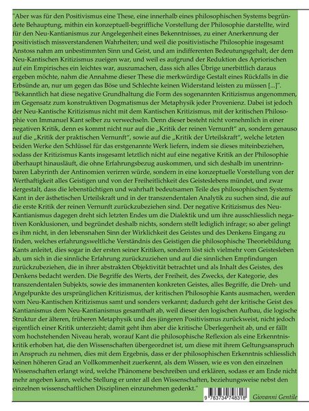 Produktbild: Gentile-Edition, Bd. 7,3: Entstehung und Entwicklung der modernen Philosophie in Italien (I)