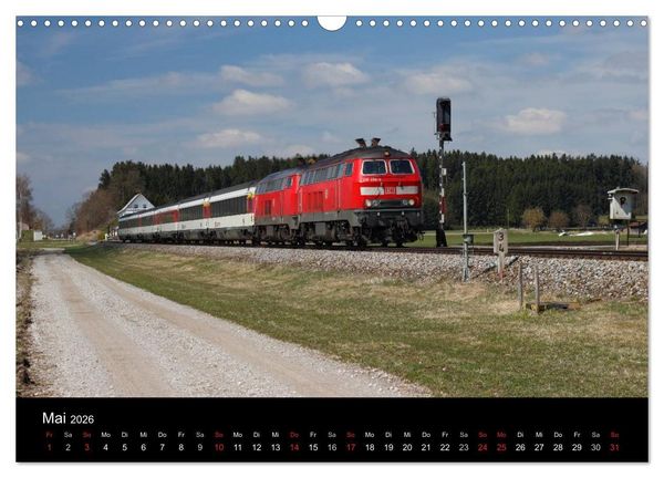 Produktbild: Erfolg einer Lokfamilie - Die V160-Baureihen (Wandkalender 2026 DIN A3 quer), CALVENDO Monatskalender