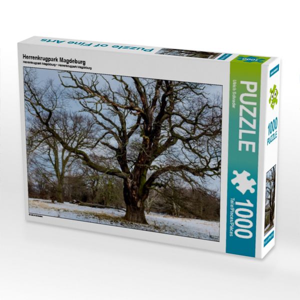 CALVENDO Puzzle Herrenkrugpark Magdeburg | 1000 Teile Lege-Größe 64x48cm Foto-Puzzle für glückliche Stunden