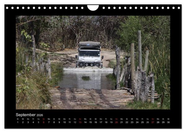 Produktbild: Land Rover Defender - Unterwegs in Afrika (Wandkalender 2026 DIN A4 quer), CALVENDO Monatskalender