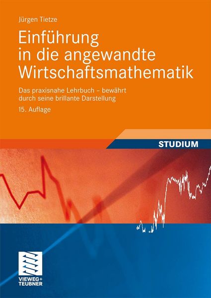 Produktbild: Einf&uuml;hrung in die angewandte Wirtschaftsmathematik