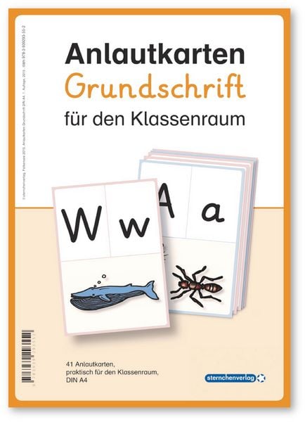 Produktbild: Anlautkarten Grundschrift für den Klassenraum