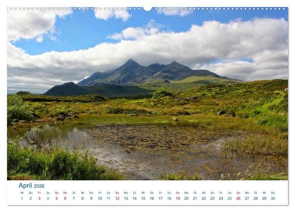 Produktbild: Schottlands S&uuml;den 2026. Impressionen zwischen Edinburgh, Loch Ness und Isle of Skye (Wandkalender 2026 DIN A2 quer), CALVENDO Monatskalender