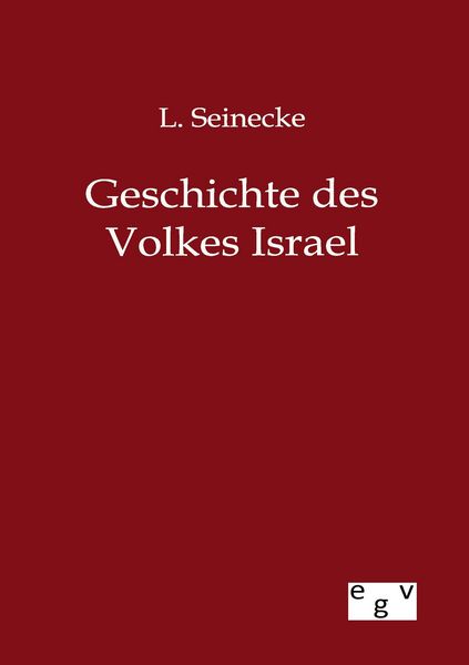 Produktbild: Geschichte des Volkes Israel