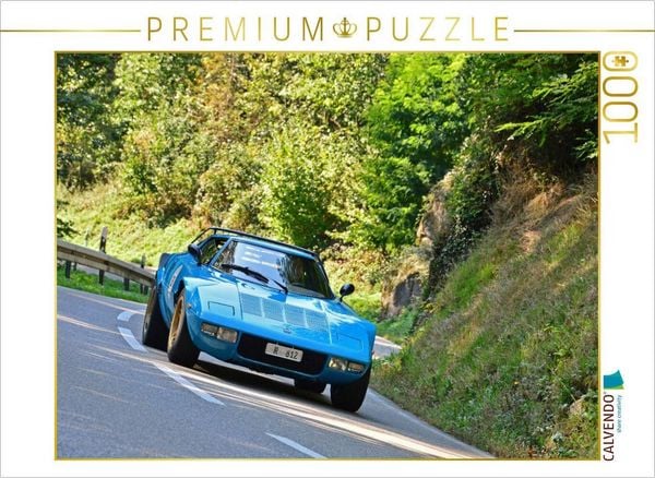 Produktbild: CALVENDO Puzzle Lancia Stratos HF - 1976 | 1000 Teile Lege-Gr&ouml;&szlig;e 64x48cm Foto-Puzzle f&uuml;r gl&uuml;ckliche Stunden