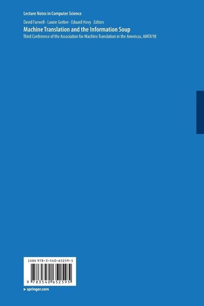 Produktbild: Machine Translation and the Information Soup