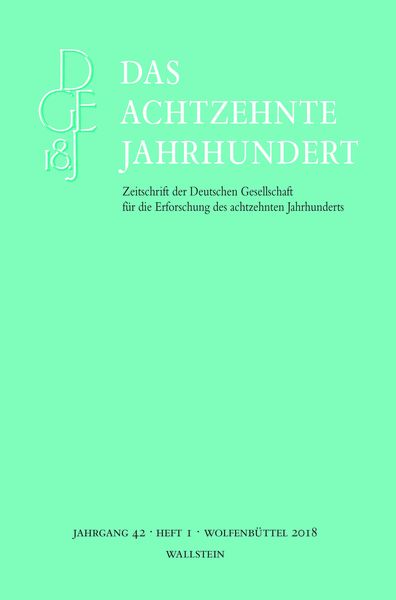 Produktbild: Das achtzehnte Jahrhundert 42/1