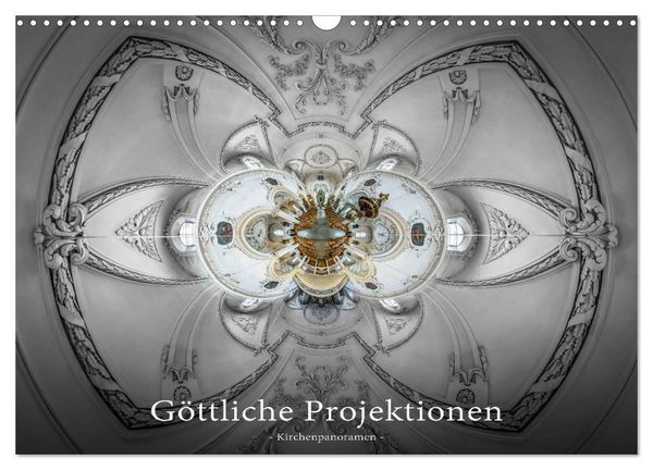 Produktbild: G&ouml;ttliche Projektionen - Kirchenpanoramen (Wandkalender 2026 DIN A3 quer), CALVENDO Monatskalender
