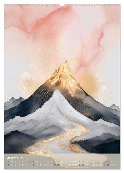Produktbild: Mystische Berge (Wandkalender 2026 DIN A2 hoch), CALVENDO Monatskalender