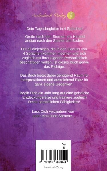 Produktbild: 365 Tage Lebensenergie - Dein Tagesbegleiter in 4 Sprachen