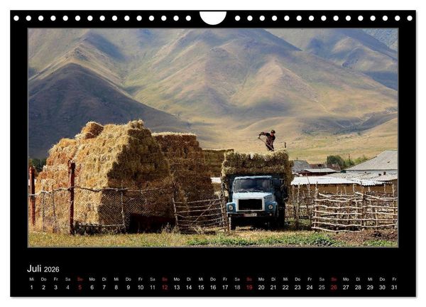 Produktbild: Unbekanntes Kirgistan (Wandkalender 2026 DIN A4 quer), CALVENDO Monatskalender