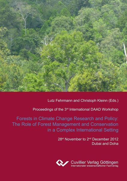 Produktbild: Forests in Climate Change Research and Policy: The Role of Forest Management and Conservation in a Complex International Setting