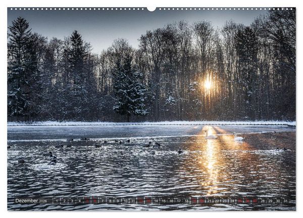 Produktbild: Augsburg - Stadt und Land (hochwertiger Premium Wandkalender 2026 DIN A2 quer), Kunstdruck in Hochglanz