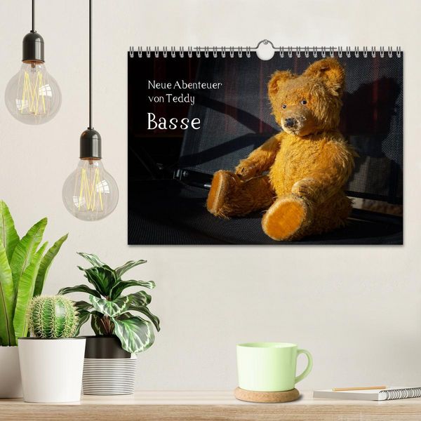 Produktbild: Neue Abenteuer von Teddy Basse (Wandkalender 2026 DIN A4 quer), CALVENDO Monatskalender