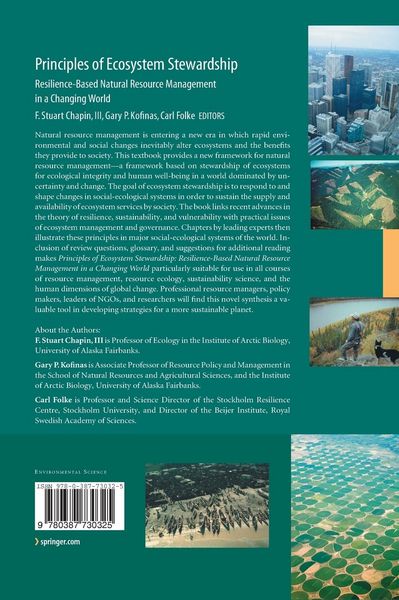 Produktbild: Principles of Ecosystem Stewardship