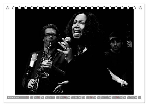 Produktbild: Jazz Ladies in der alten Schmiede (Tischkalender 2026 DIN A5 quer), CALVENDO Monatskalender
