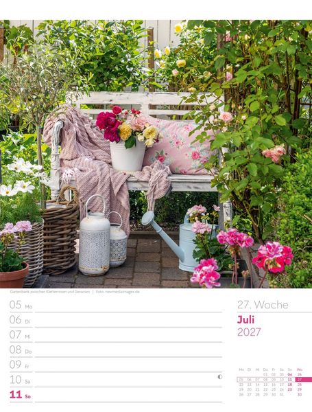 Produktbild: Gartengl&uuml;ck Wochenplaner Kalender 2027