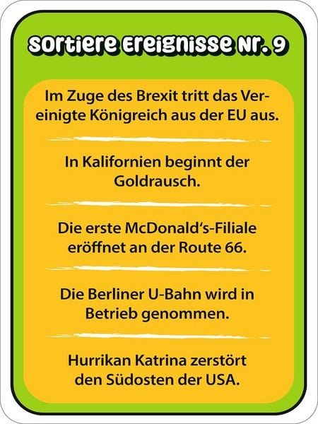 Produktbild: R&auml;tsel Snacks Wann war was?