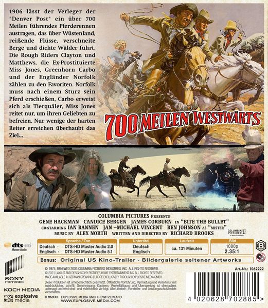 Produktbild: 700 Meilen westw&auml;rts (Bite the Bullet)