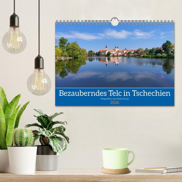 Produktbild: Bezauberndes Telc in Tschechien (Wandkalender 2026 DIN A4 quer), CALVENDO Monatskalender