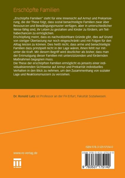 Produktbild: Ersch&ouml;pfte Familien