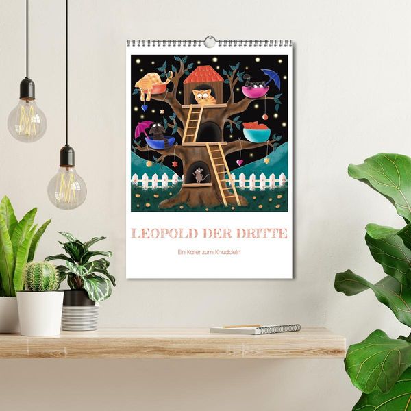 Produktbild: Leopold der Dritte - Ein Kater zum Knuddeln (Wandkalender 2026 DIN A3 hoch), CALVENDO Monatskalender