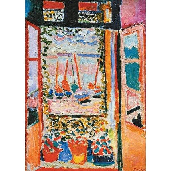 Matisse - Offenes Fenster in Collioure - 1000 Teile Puzzle