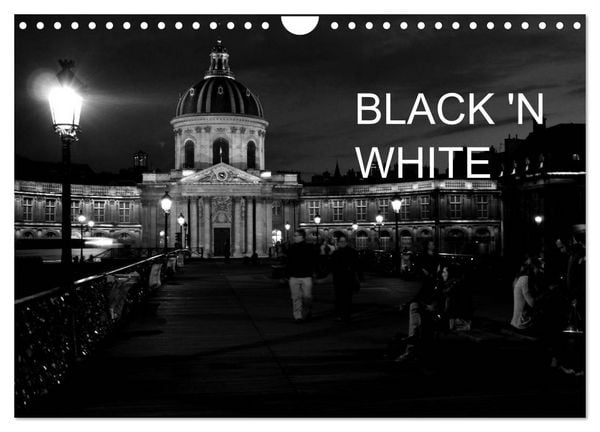 Produktbild: BLACK 'N WHITE (Wandkalender 2026 DIN A4 quer), CALVENDO Monatskalender