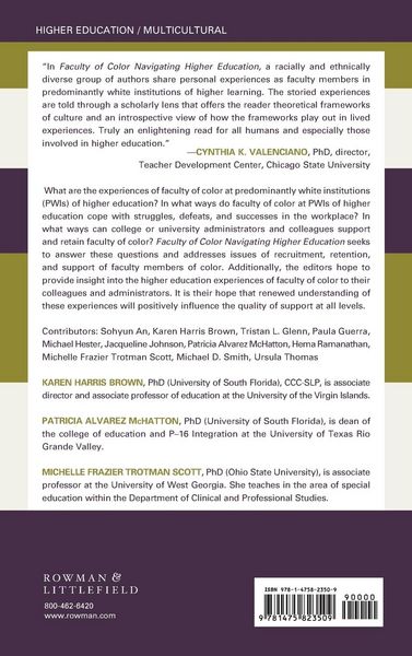 Produktbild: Faculty of Color Navigating Higher Education