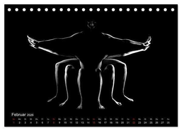 Produktbild: Kunstakt (Tischkalender 2026 DIN A5 quer), CALVENDO Monatskalender