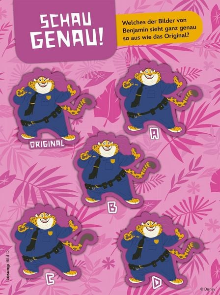 Produktbild: Disney Zoomania 2: Tierischer Mal- und R&auml;tselspa&szlig; - Mit Stickern!