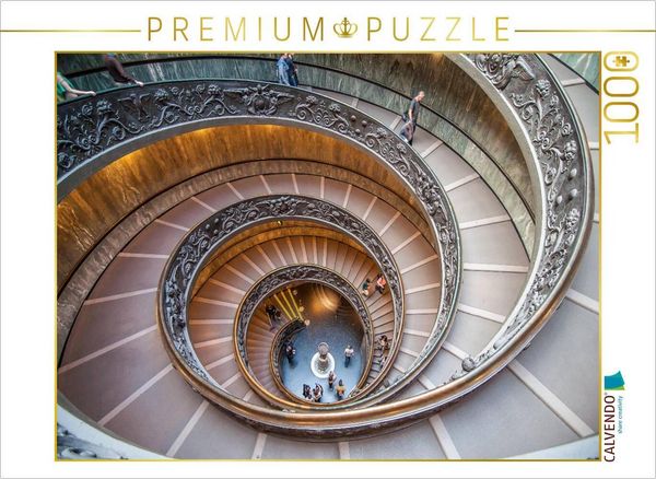 Produktbild: CALVENDO Puzzle In den Vatikanischen Museen | 1000 Teile Lege-Gr&ouml;&szlig;e 64x48cm Foto-Puzzle f&uuml;r gl&uuml;ckliche Stunden