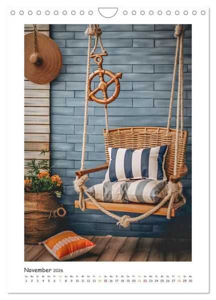 Produktbild: Maritimer Charme (Wandkalender 2026 DIN A4 hoch), CALVENDO Monatskalender