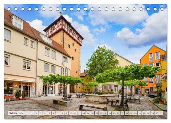 Produktbild: Reutlingen Impressionen (Tischkalender 2026 DIN A5 quer), CALVENDO Monatskalender