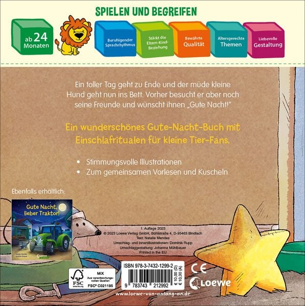 Produktbild: Gute Nacht, kleiner Hund!