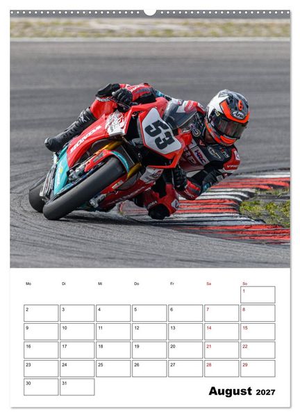 Produktbild: SuperBikes (Wandkalender 2027 DIN A2 hoch), CALVENDO Monatskalender