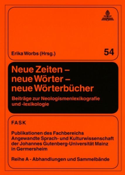 Produktbild: Neue Zeiten &ndash; neue Woerter &ndash; neue Woerterbuecher