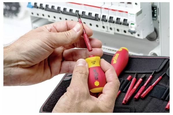 Produktbild: Wiha VDE Umsteckgriff Griff-Durchmesser: 34 mm Passend f&uuml;r (Serie Schraubendreher): Wiha Torque, Wiha slimBit