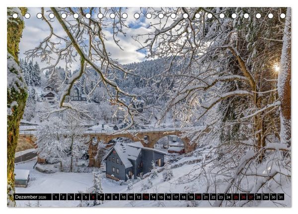 Produktbild: Br&uuml;cken des Landkreises Sonneberg (Tischkalender 2026 DIN A5 quer), CALVENDO Monatskalender