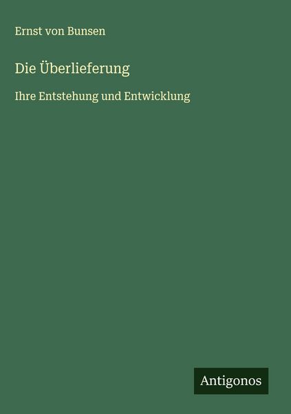 Produktbild: Die &Uuml;berlieferung