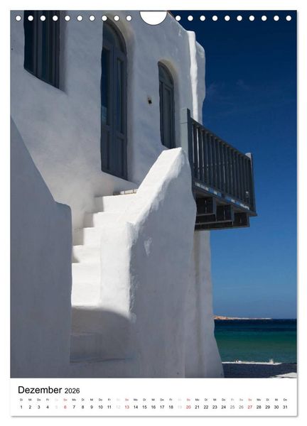 Produktbild: Liebenswertes Paros, Insel der Kykladen (Wandkalender 2026 DIN A4 hoch), CALVENDO Monatskalender