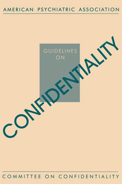 Produktbild: Guidelines on Confidentiality