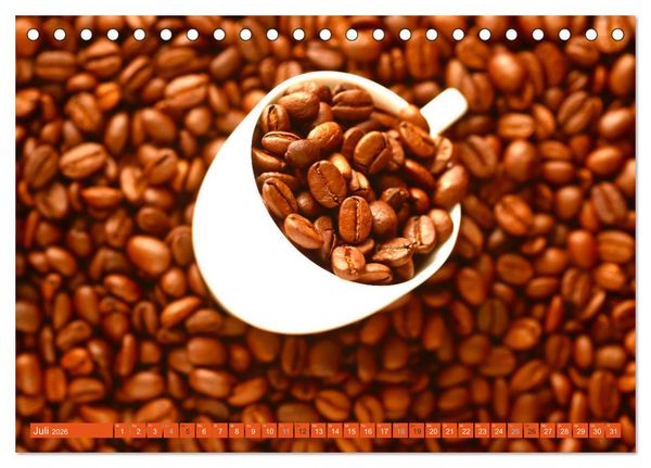 Produktbild: Kaffee (Tischkalender 2026 DIN A5 quer), CALVENDO Monatskalender