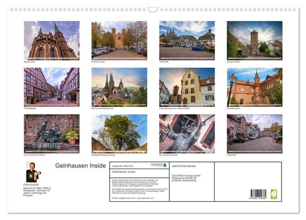 Produktbild: Gelnhausen Inside (Wandkalender 2026 DIN A2 quer), CALVENDO Monatskalender