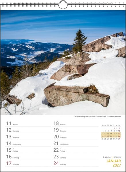 Produktbild: Zwei-Wochenplaner Schwarzwald 2027