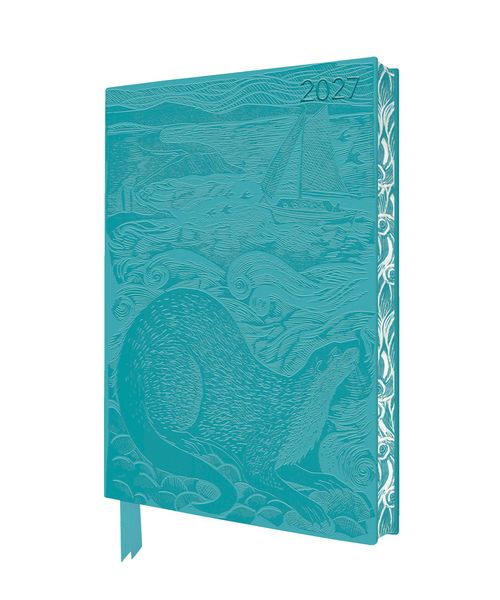 Produktbild: Angela Harding &ndash; Shetlandotter und der Gesang des Windes &ndash; Tischkalender 2027