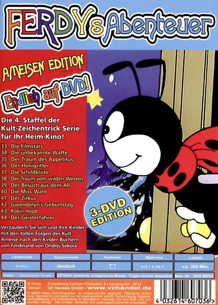 Produktbild: Ferdys Abenteuer - Ameisen Edition - Staffel 4 [3 DVDs]