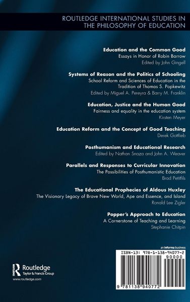 Produktbild: Popper's Approach to Education