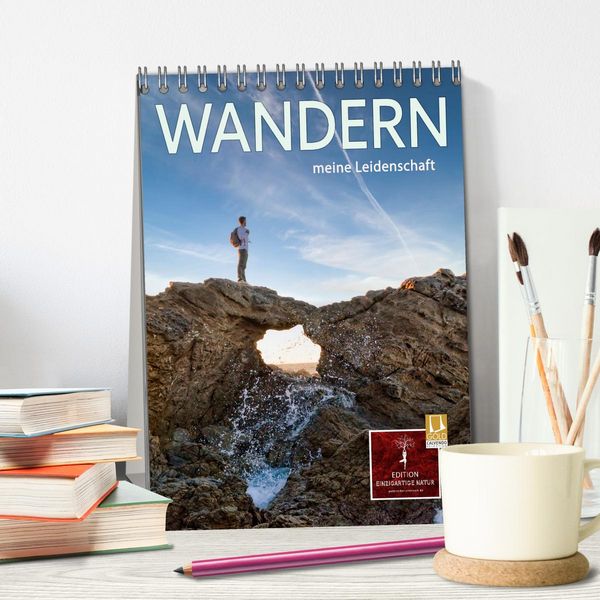 Produktbild: Wandern - meine Leidenschaft (Tischkalender 2026 DIN A5 hoch), CALVENDO Monatskalender