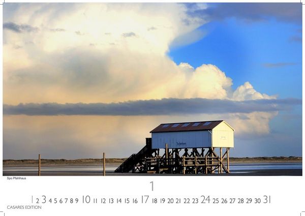 Produktbild: Nordseek&uuml;ste Kalender 2027 &ndash; Wandkalender | Fotokalender Deutschland 50x35cm - mit Stimmungsvollen Motiven von D&uuml;nen, Watt, Leuchtt&uuml;rmen und maritimer K&uuml;stenlandschaft